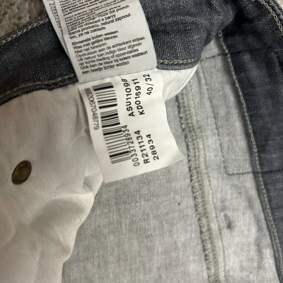 Mavi Matt Relaxed Straight Jeans Mens 40X32 Blue Denim Stretch Five Pocket - Picture 10 of 11